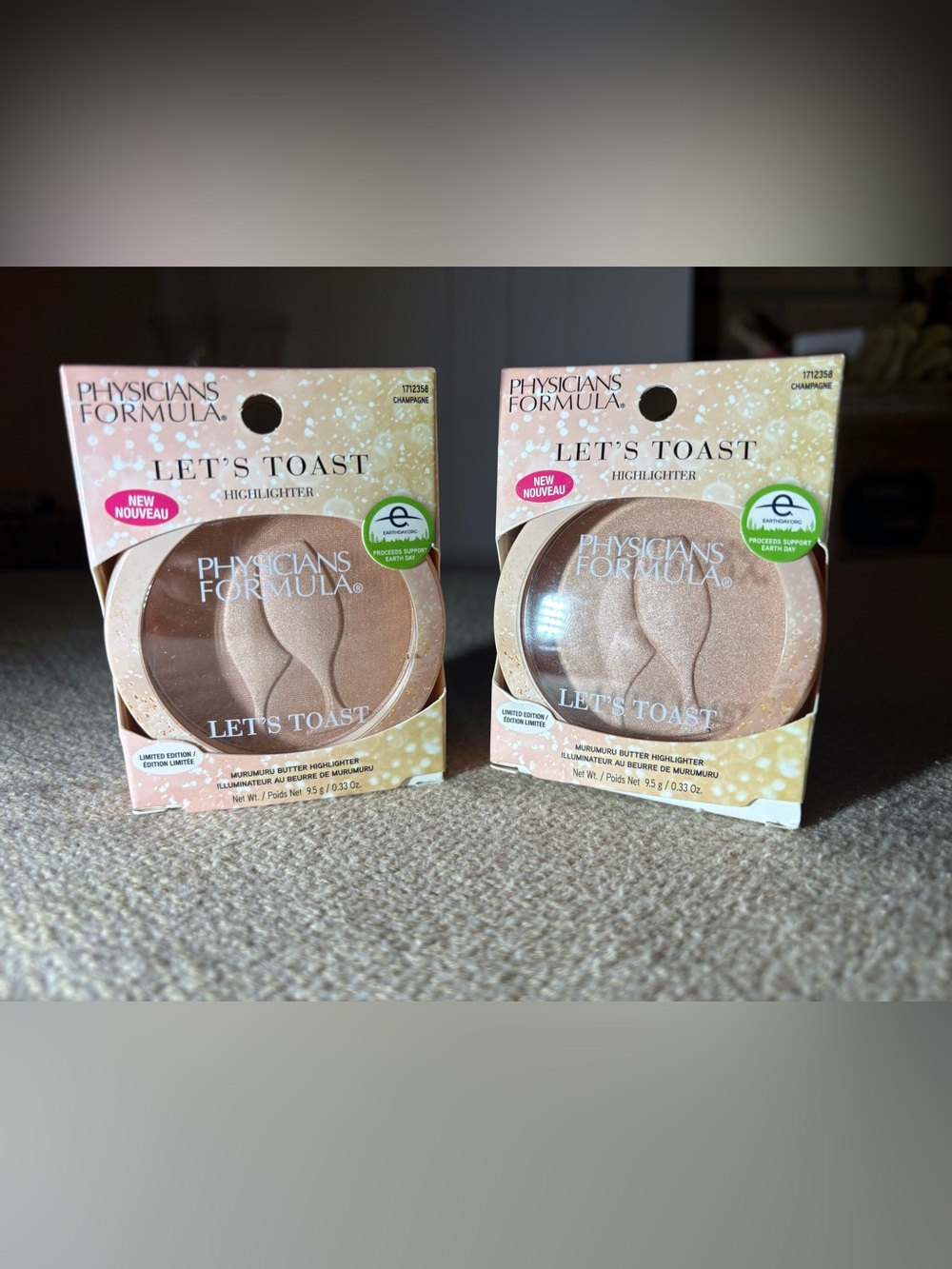 Physicians Formula Let's Toast Highlighter - Champagne Shimmer 2 pack
